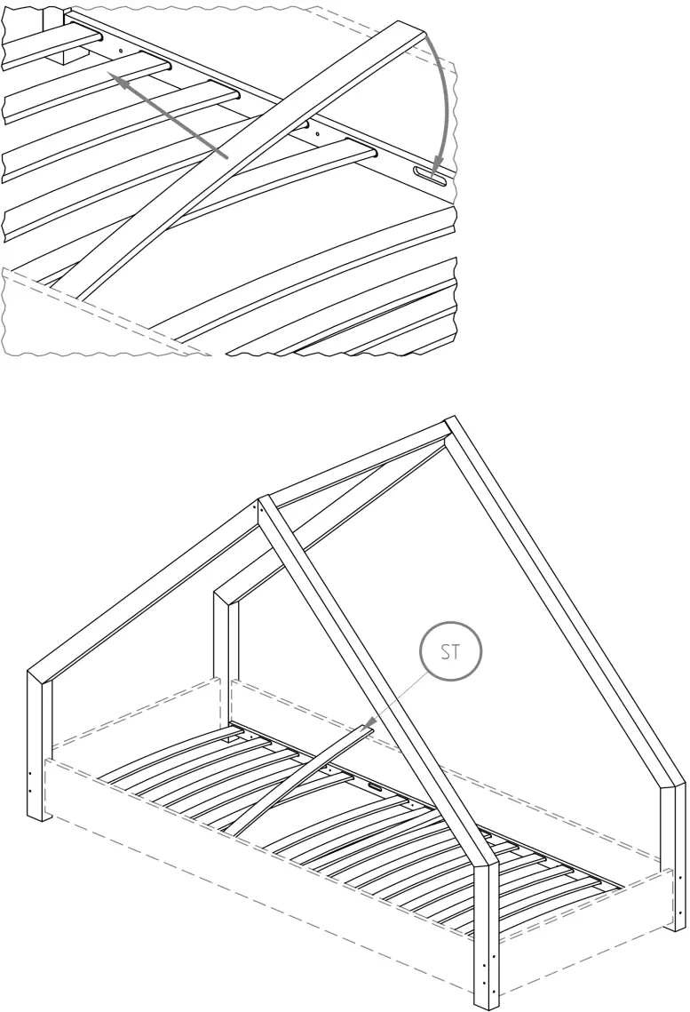 PETIT PUK House Bed Cloud Cabin - Figure 8