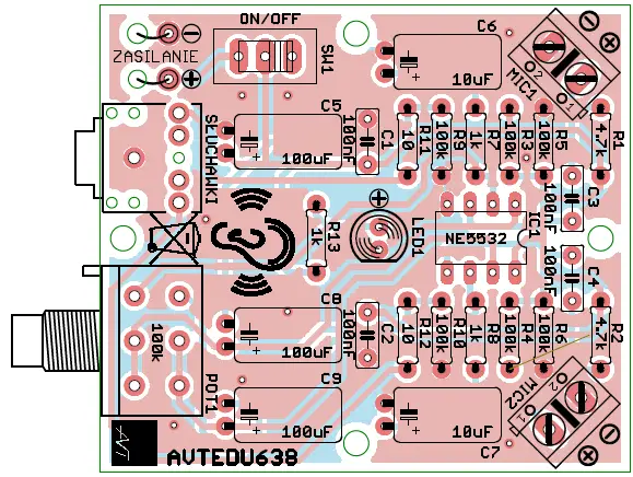 AVTEDU638 Super Ear Educational Soldering Kit 03
