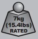 WALI MB3940 Speaker Wall Mount For Sonos Play 5 - 7KG