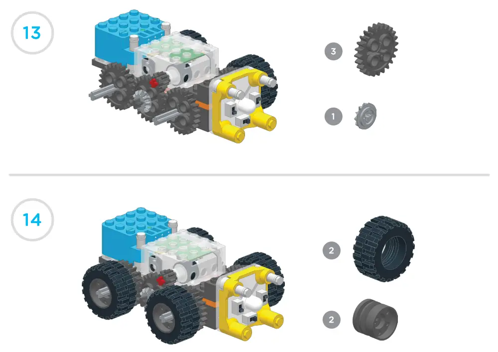 Tenka XV-B5 Fifth Build In The Circuit Cubes Gears Go Garage Kit - fig 7