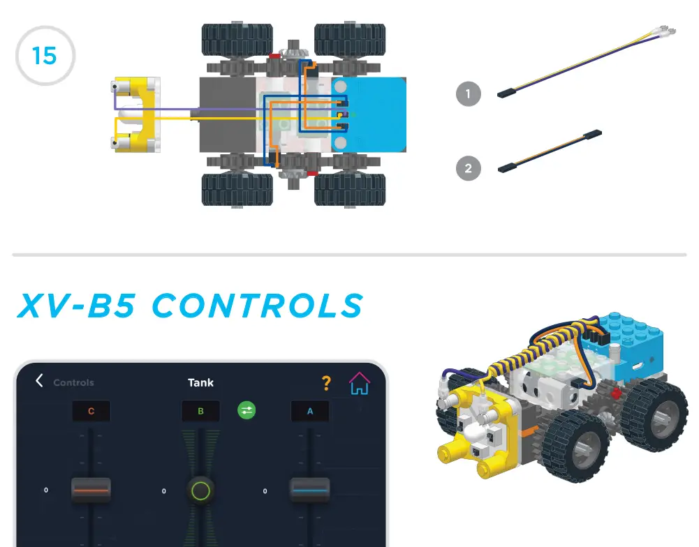 Tenka XV-B5 Fifth Build In The Circuit Cubes Gears Go Garage Kit - fig 8