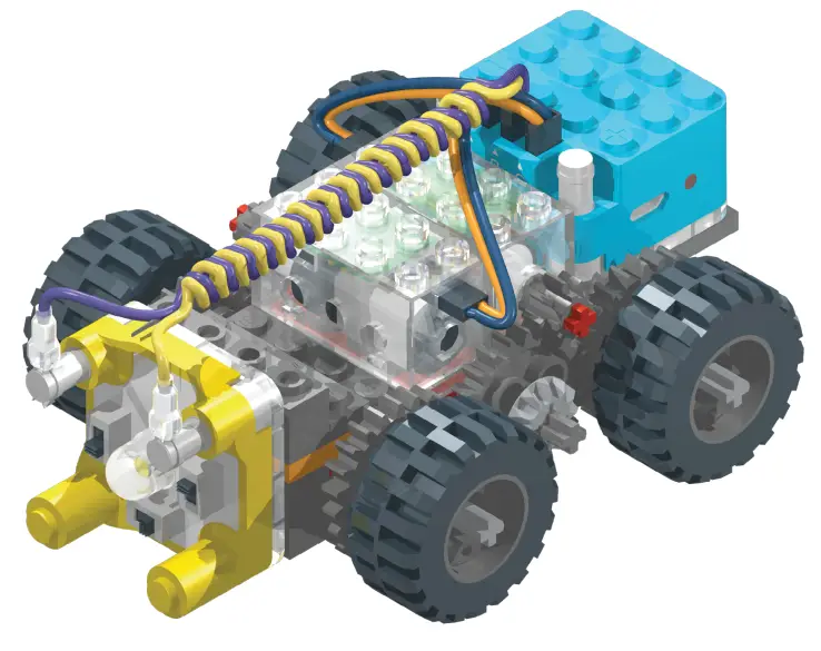 Tenka XV-B5 Fifth Build In The Circuit Cubes Gears Go Garage Kit