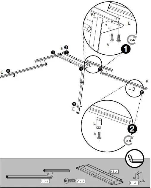 Tommy Bahama 500 9168501 Taupe Metal Rectangle Grill Gazebo with Steel Roof - overview 9
