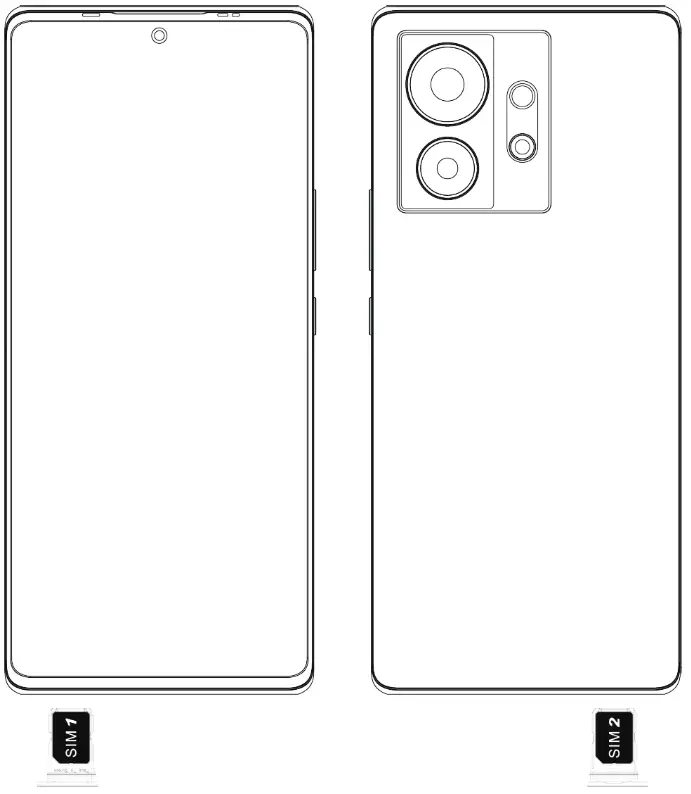 Infinix X6820 Smartphone - card installation