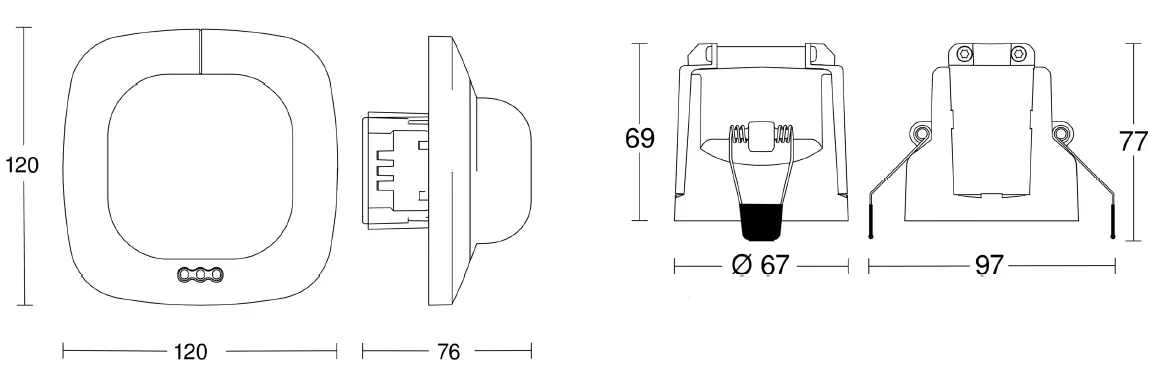 steinel-079345-IR-QIR-Quattro-8m-Presence-Detector-4