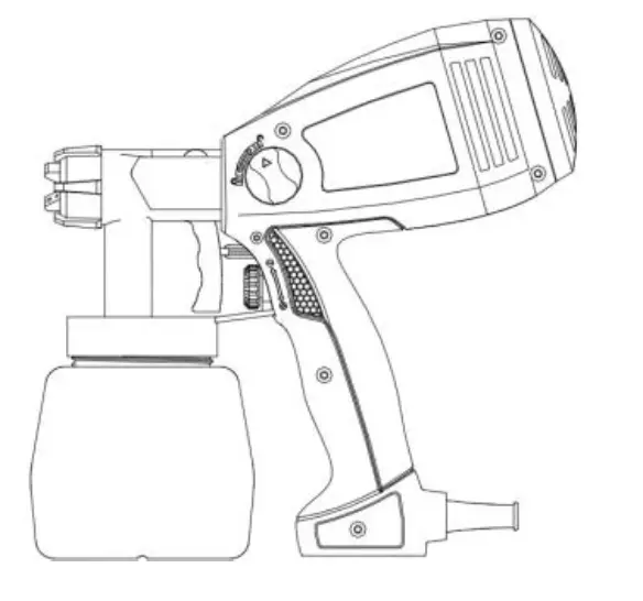 westfalia WFSP400 HVLP Paint Spray Gun 9