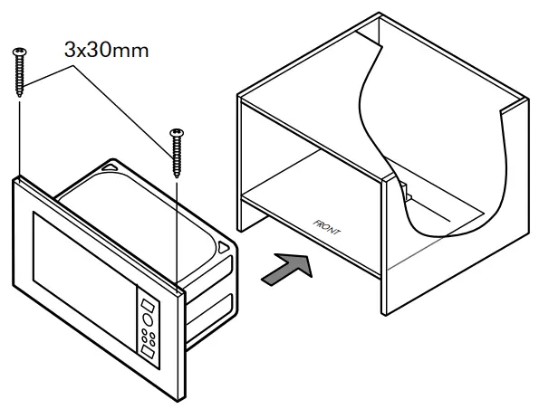 lin rie LJMO30GXBI Built In Microwave in Stainless Steel - Fix the oven