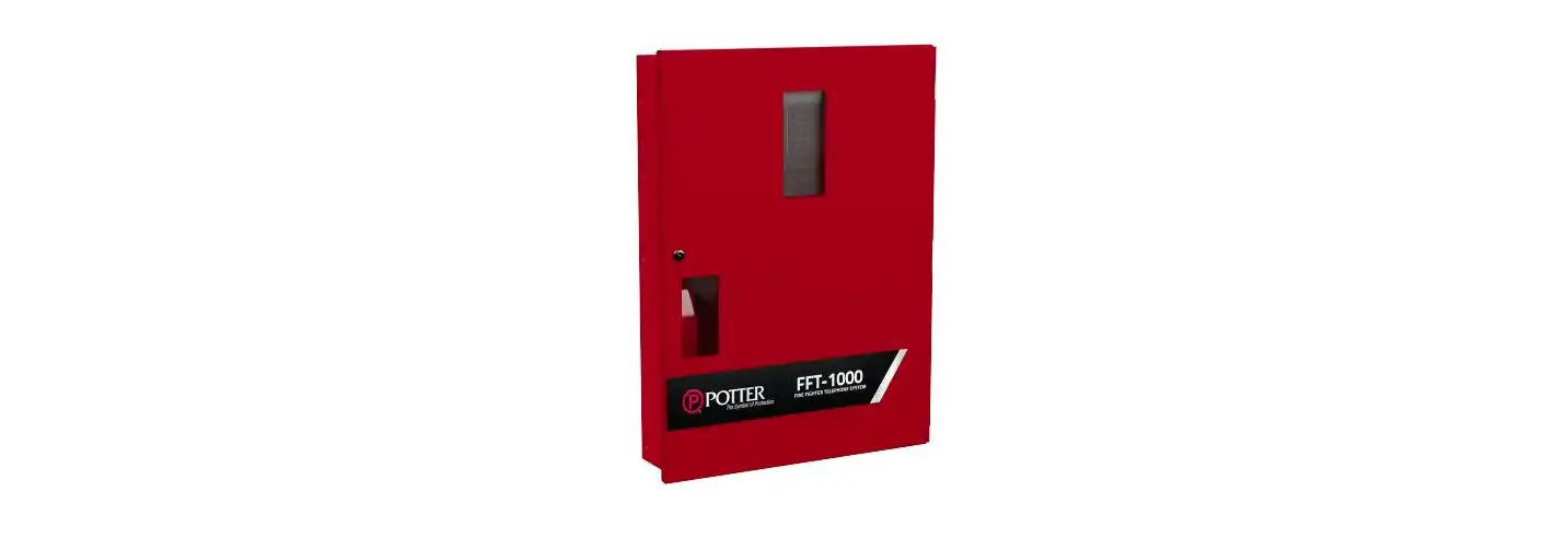 Potter Fft-1000 Fire Fighter Telephone Panel Installation Guide Potter Fft-1000 Fire Fighter Telephone Panel Installation Guide