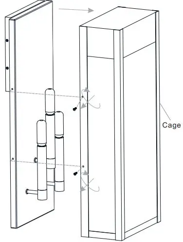QUOIZEL MAE8410MBK Maren 3 Light 24 Inch Matte Black Outdoor Wall Lantern-FIG12