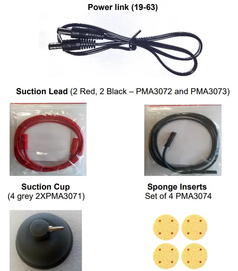 EMS Physio 133 Vacuum Unit User Manual - Vacuum 660 Accessories