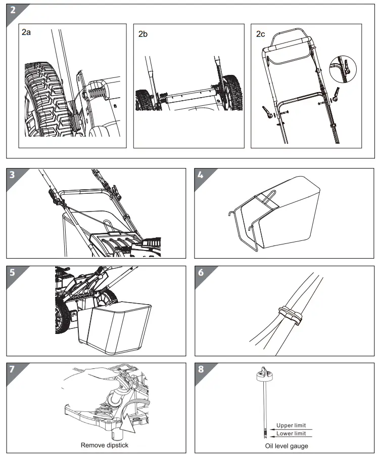 ALDI XSZ46J Self Propelled Petrol Lawnmower - fig1