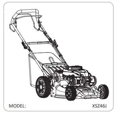 ALDI XSZ46J Self Propelled Petrol Lawnmower - fig3
