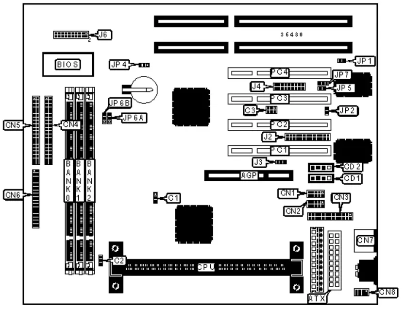 ASUS PII-3300 Mainboard Processor