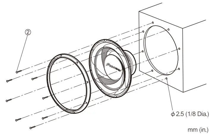Pioneer Car-Use Component Subwoofer TS-A123R - figure 4