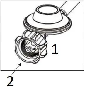 PD1301R - CONNECTING REGULATOR TO LP CYLINDER 1