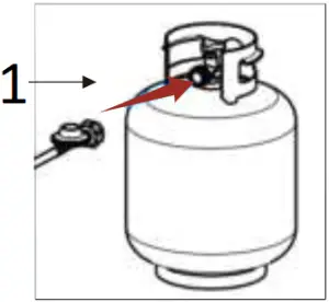 PD1301R - CONNECTING REGULATOR TO LP CYLINDER 2