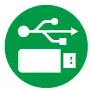 connect USB drive icon
