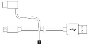 hama 183361 LED6S 6000mAh Power Pack - fig1