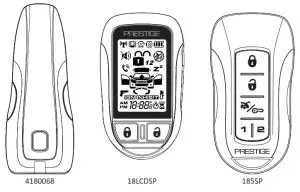 VOXX PRESTIGE APS596Z Security w Keyless Entry - fig 1