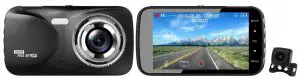 ELInZ DC2KWIFI 2K Dash Cam Dual Camera--DVR Recorder