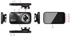 ELInZ DC2KWIFI 2K Dash Cam Dual Camera--Product Overview