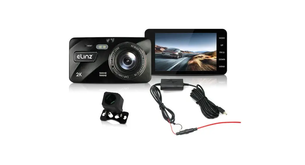 Elinz Dc2kwifi 2k Dash Cam Dual Camera Reversing 1080p Rear Car Dvr Recorder User Manual Elinz Dc2kwifi 2k Dash Cam Dual Camera Reversing 1080p Rear Car Dvr Recorder User Manual
