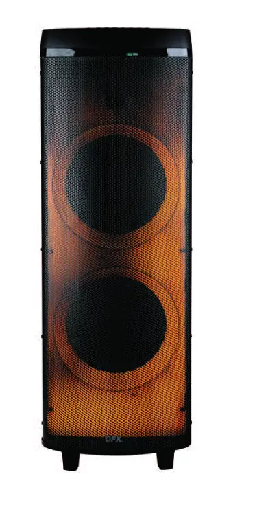 QFX LCS-120 Bluetooth Rechargeable Portable Speaker