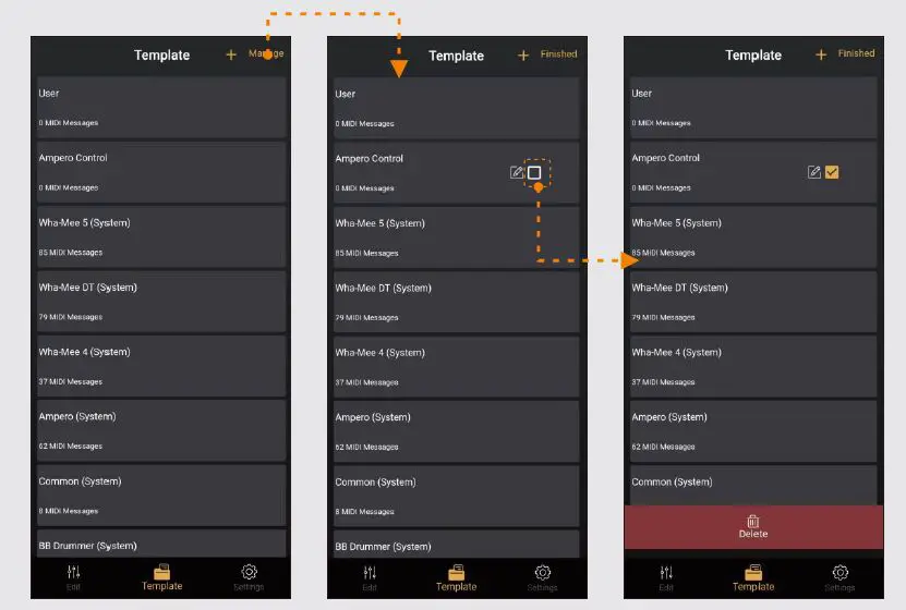 HOTONE 525606 Ampero Control 4 Button Bluetooth MIDI Foot Controller Pedal fig13