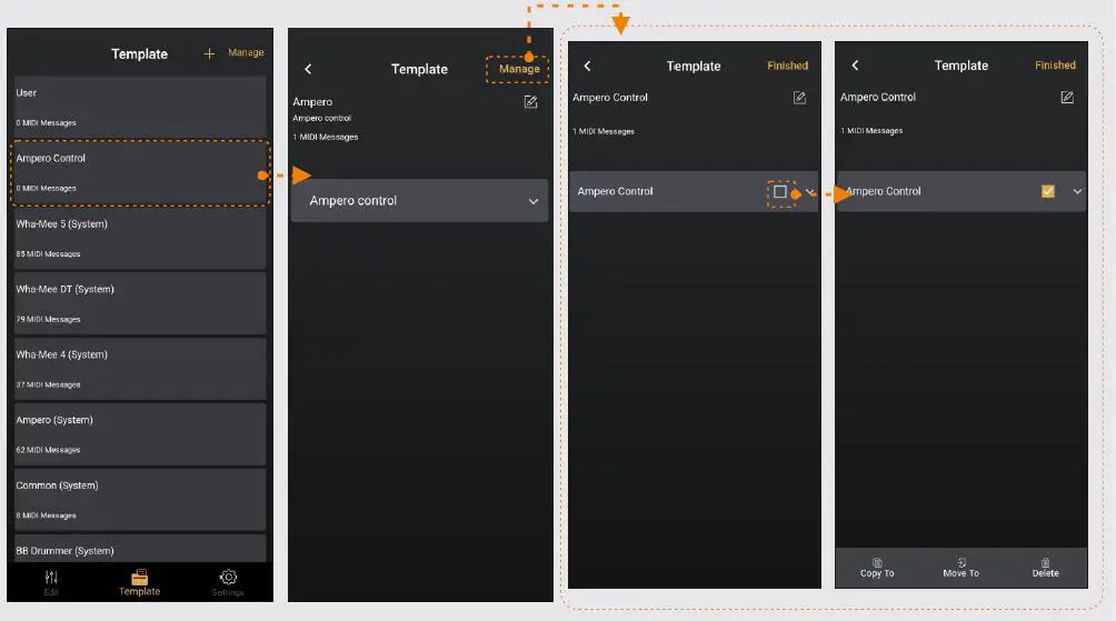 HOTONE 525606 Ampero Control 4 Button Bluetooth MIDI Foot Controller Pedal fig16