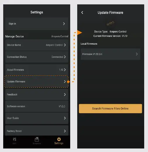 HOTONE 525606 Ampero Control 4 Button Bluetooth MIDI Foot Controller Pedal fig18