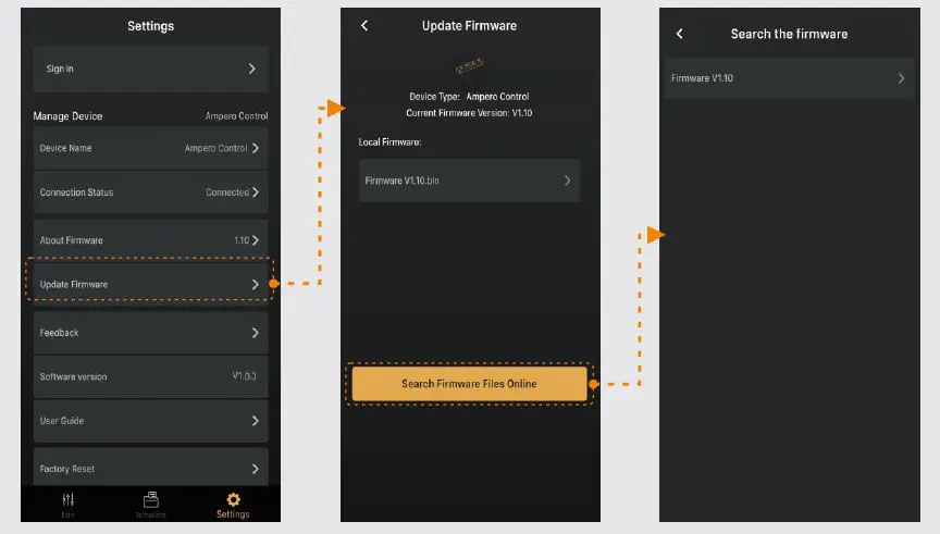 HOTONE 525606 Ampero Control 4 Button Bluetooth MIDI Foot Controller Pedal fig19