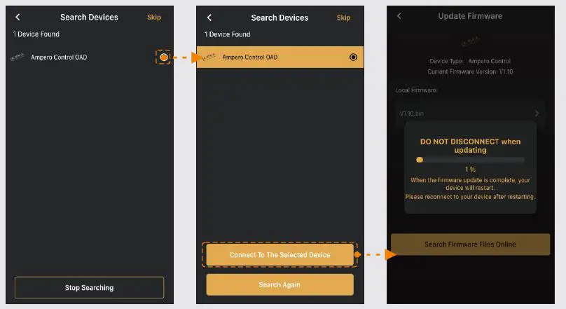 HOTONE 525606 Ampero Control 4 Button Bluetooth MIDI Foot Controller Pedal fig21