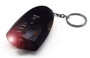 imperii Alcoholimetro with keychain and flashlight