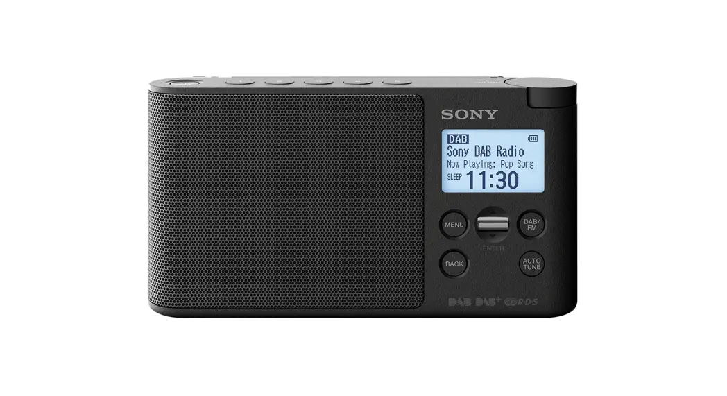 Sony Xdr-s41d Portable Dab/fm Digital Radio Instruction Manual