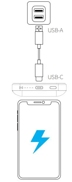 Shenzhen U Angel Technology U50CW Magnetic Wireless Power Bank User Manual - Charging Devices Wirelessly and Recharg