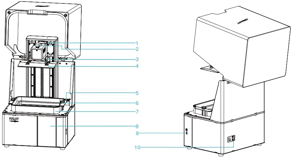 CREALITY CL 89 Halot Sky 3D Printer - fig