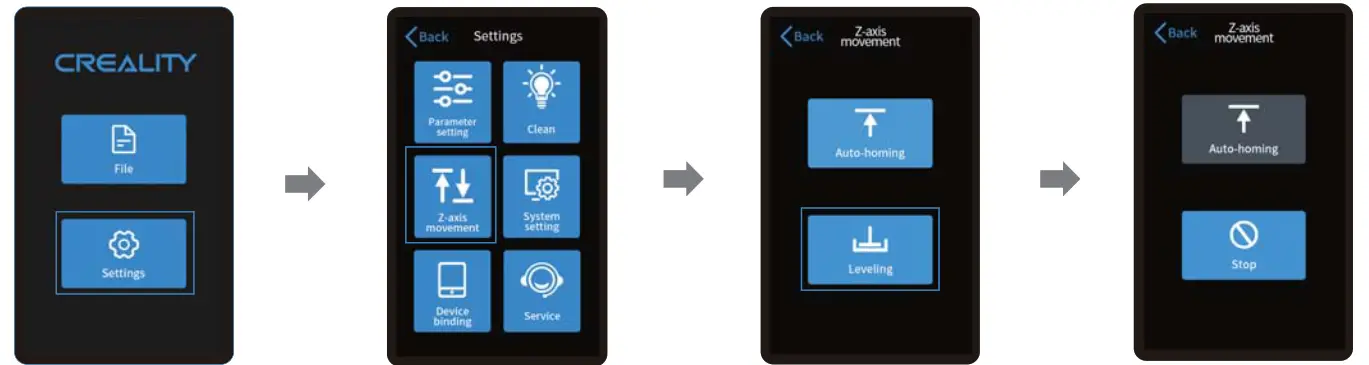 CREALITY CL 89 Halot Sky 3D Printer - level platfrom 1
