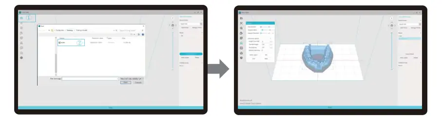 CREALITY CL 89 Halot Sky 3D Printer - start printing 3