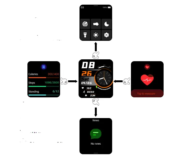 OYV TGW101 Smart Sports Watch-3