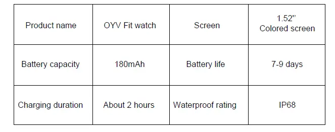 OYV TGW101 Smart Sports Watch-8