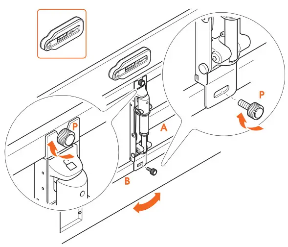 vogel s TVM 3420 Series Full Motion TV Wall Mount - Attach the TV to the wall mount 2