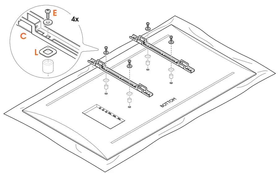 vogel s TVM 3420 Series Full Motion TV Wall Mount - Ready set get installing