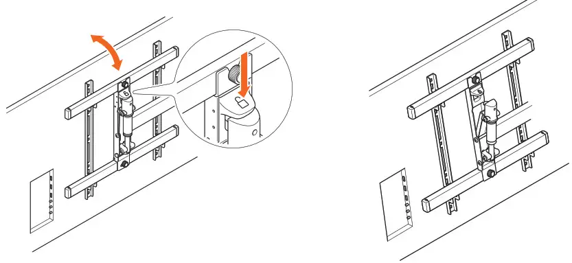 vogel s TVM 3420 Series Full Motion TV Wall Mount - Tilt to avoid reflections