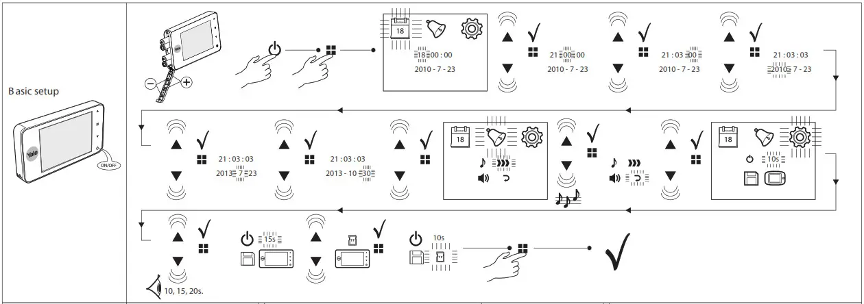 Yale DDV4500 Digital Door Viewer Memory - Product Overview 1
