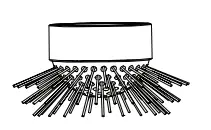 SUNJOE 24V PWSCRB CT RM Cordless Spin Power Scrubber Core Tool - Accessories