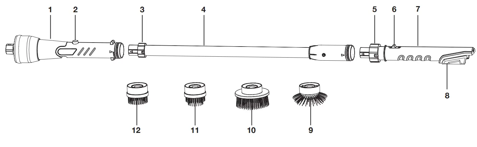 SUNJOE 24V PWSCRB CT RM Cordless Spin Power Scrubber Core Tool - fig 16