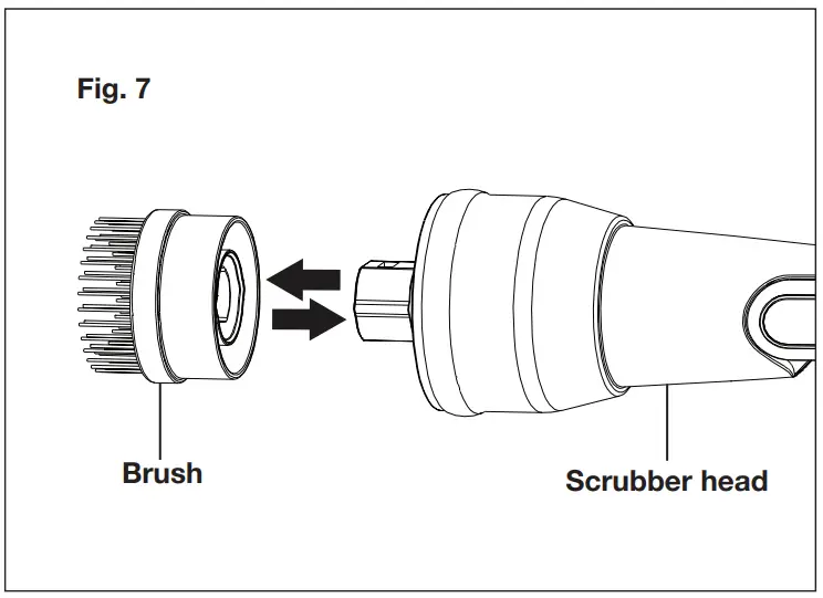 SUNJOE 24V PWSCRB CT RM Cordless Spin Power Scrubber Core Tool - fig 8