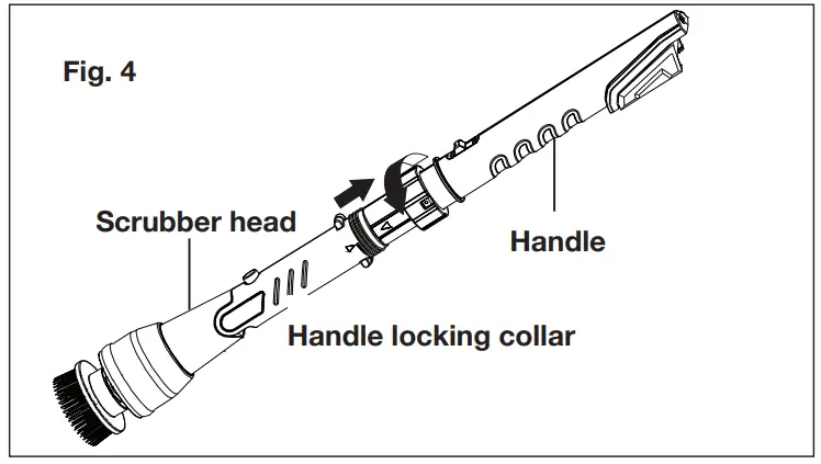 SUNJOE 24V PWSCRB CT RM Cordless Spin Power Scrubber Core Tool - fig 9