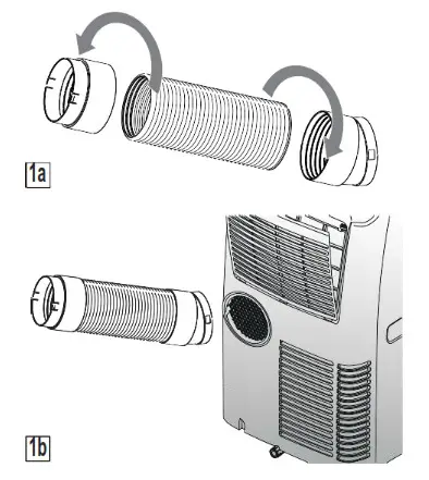 DeLonghi PACEX390UVcare 6AL WH WH Penguino 14000 BTU Portable Air Conditioner- AIR CONDITIONING