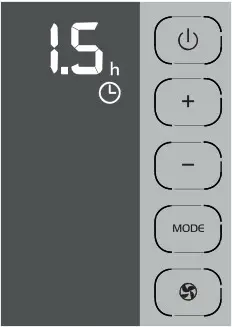 DeLonghi PACEX390UVcare 6AL WH WH Penguino 14000 BTU Portable Air Conditioner- SETTING THE TIMER